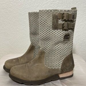 Sorel NL2167-977 Women’s Major Pull On Boots Combat Military Style Boot Size 8.5